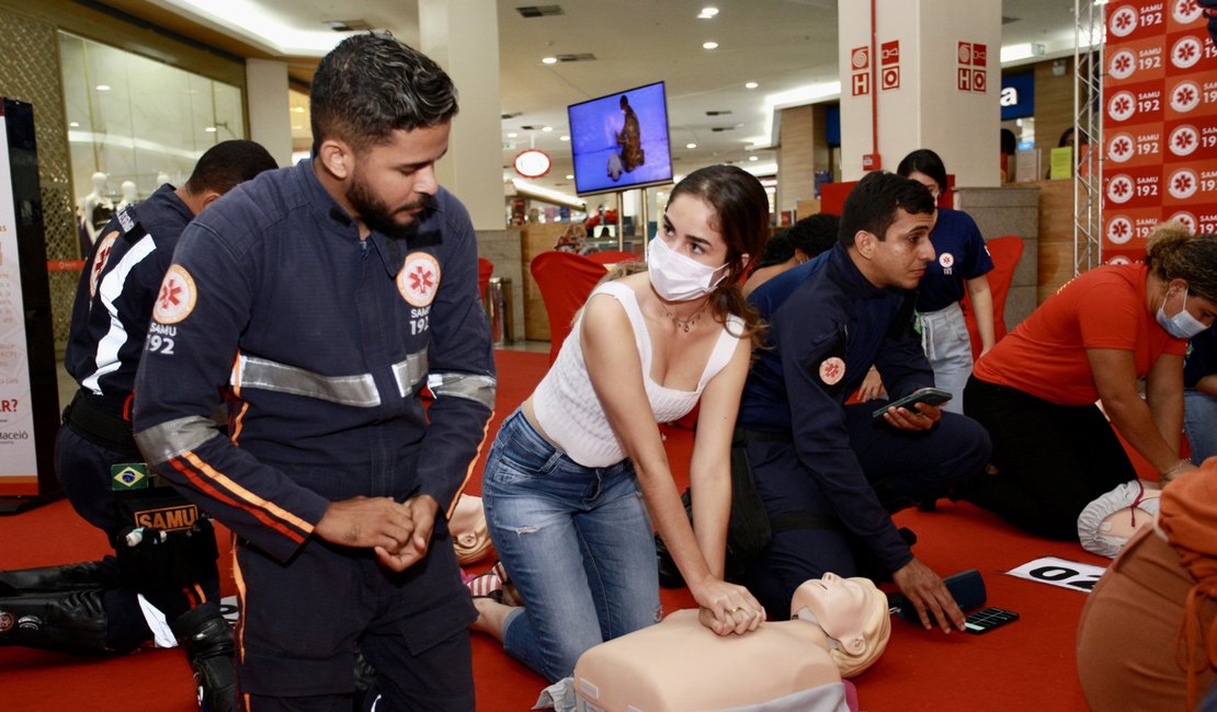 RCP Day: Samu realizará, neste sábado, nova capacitação gratuita em Reanimação Cardiopulmonar