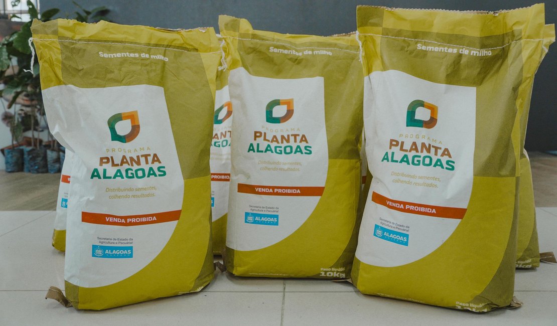Planta Alagoas entrega 30 toneladas de sementes no Sertão nesta quinta (26)