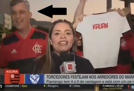 Vídeo. Repórter da ESPN sofre assédio durante cobertura de jogo do Flamengo no Maracanã