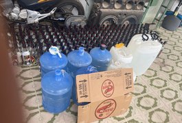 Polícia descobre laboratório de cachaça falsificada em Arapiraca