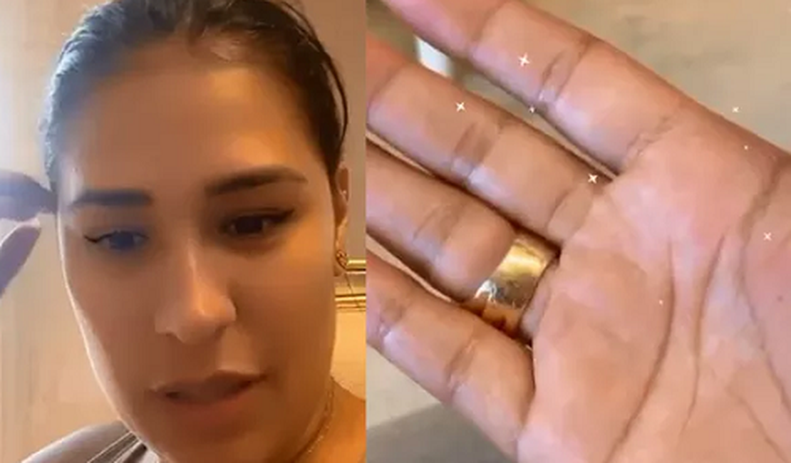 Com equipe dispensada, Simone mostra mãos calejadas após faxina em mansão