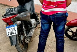 Rocam do 3º BPM prende dupla de criminosos suspeita de cometer furto em Arapiraca