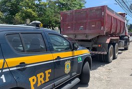 Caminhão com chassi adulterado de veículo do Exército é apreendido em Alagoas