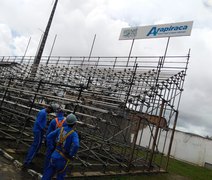 Começa a reforma do Estádio Coaracy da Mata Fonseca em Arapiraca