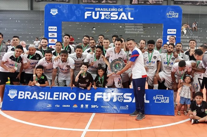 Com goleada de 5 a 2, Atlético Piauí é campeão do 2º Campeonato Brasileiro de Futsal, em Arapiraca