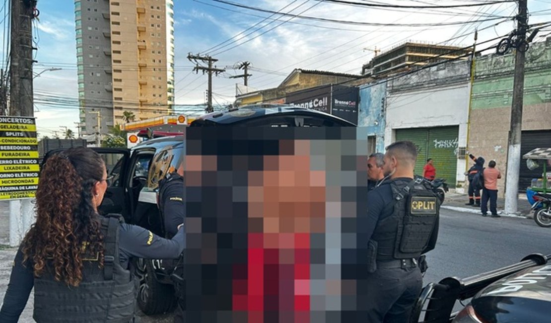 Foragido da Justiça da Paraíba por estupro de vulnerável é preso em Maceió