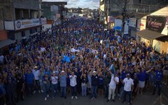 Milhares de mulheres tomam as ruas de São Sebastião em apoio à Charles Pacheco prefeito e Patrícia vice