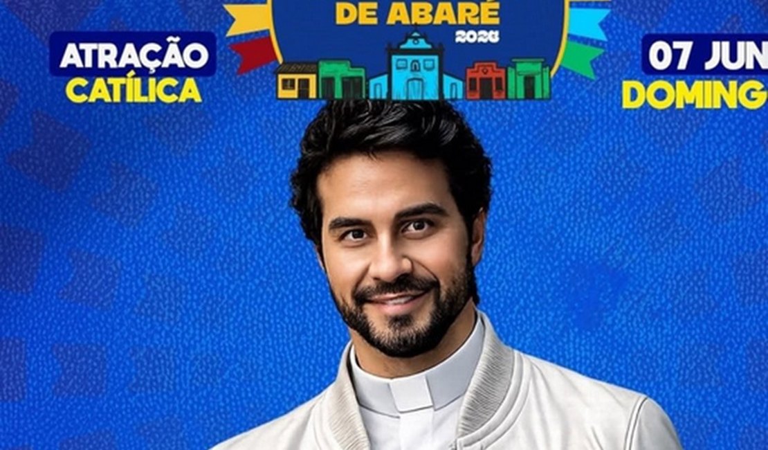 IA em cartaz de show do Padre Fábio de Melo na Bahia chama atenção na internet