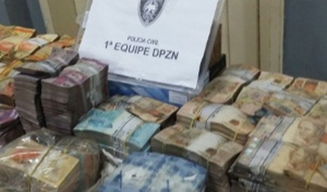 Homem se surpreende ao encontrar meio milhão de reais e armas no quintal de casa