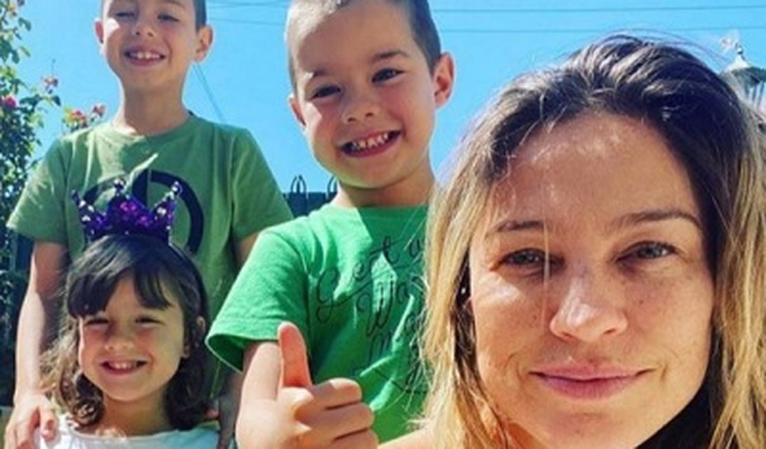 Luana Piovani diz que já passou sabão na boca dos filhos: 'Sou linha dura, boto de castigo, falo grosso'