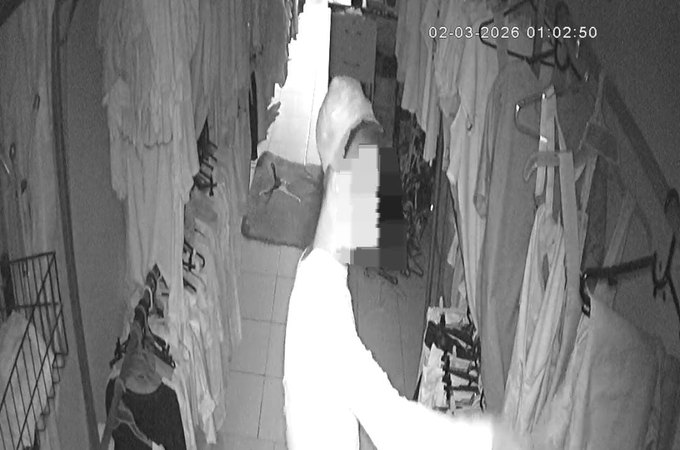 Homens invadem e furtam loja de roupas durante a madrugada em Arapiraca; assista