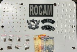Policiais militares realizam prisão e apreendem crack, cocaína e maconha em Arapiraca