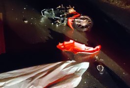 Jovem de 18 anos morre após colisão de moto em animal, na AL 110, no Agreste