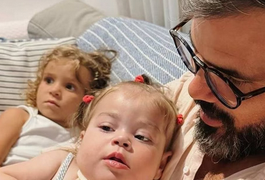 Filha de Juliano Cazarré recebe alta após terceira internação no ano