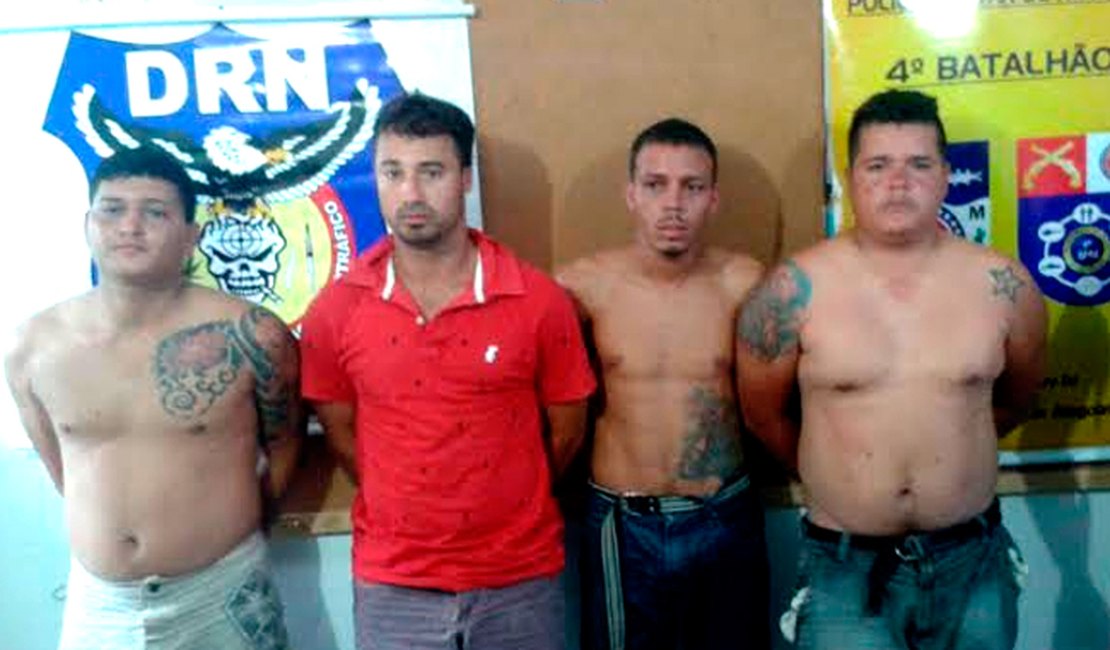 Polícia prende quadrilha acusada de tráfico de drogas e homicídios