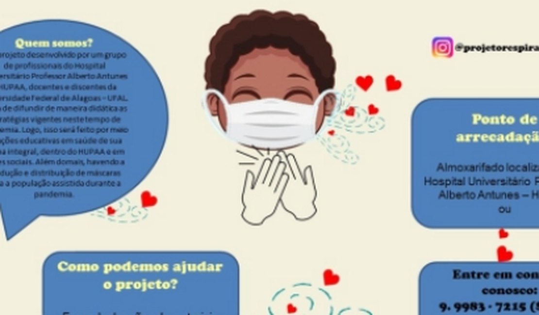 Hospital Universitário precisa de doações de TNT, elástico e linha branca