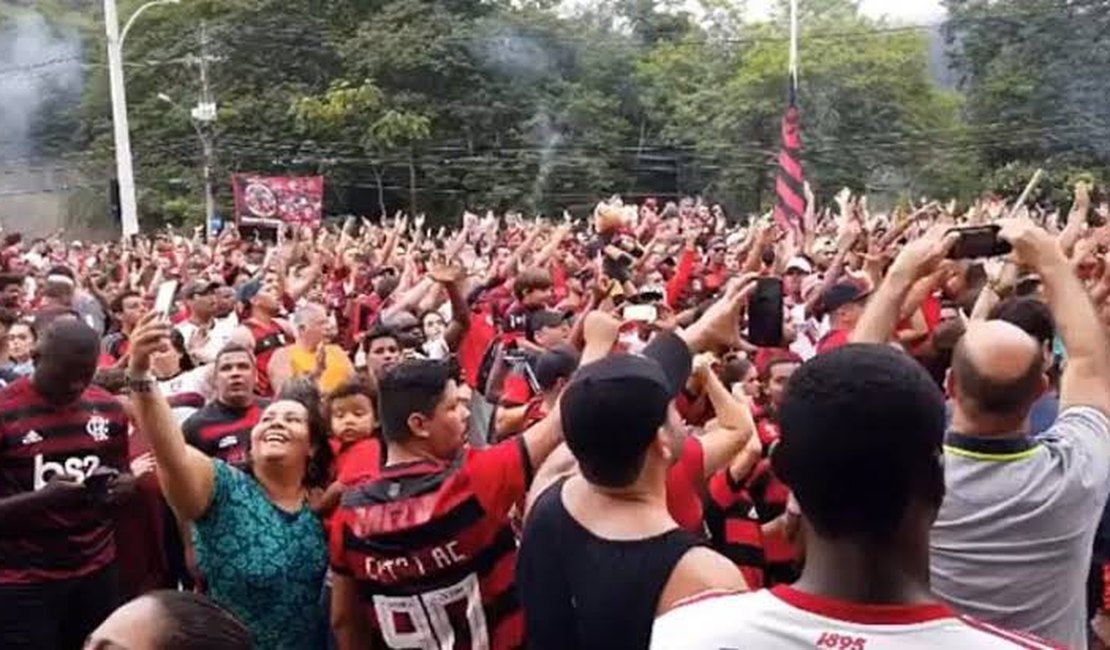 Embarque do Flamengo para final da Libertadores terá esquema especial; entenda