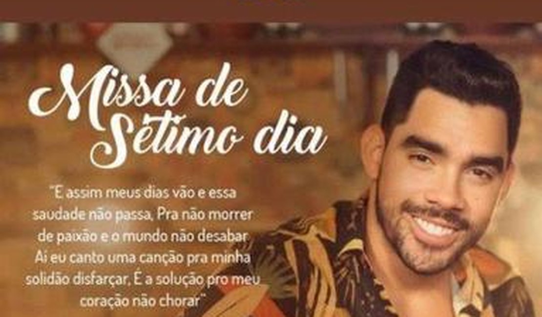 Missa de sétimo dia de Gabriel Diniz tem local definido pela família