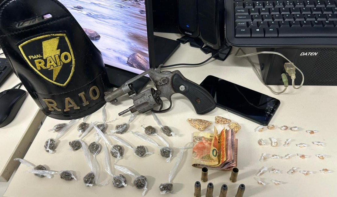 Suspeito de tráfico é baleado e morre após troca de tiros com a PM em Maceió