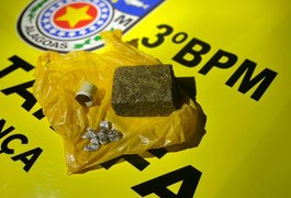 Jovem é preso ao ser flagrado com drogas em Teotônio Vilela