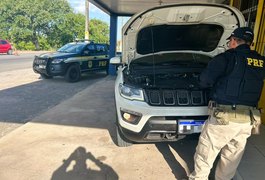 Ação da PRF apreende veículo com adulteração de sinal identificador no Agreste alagoano