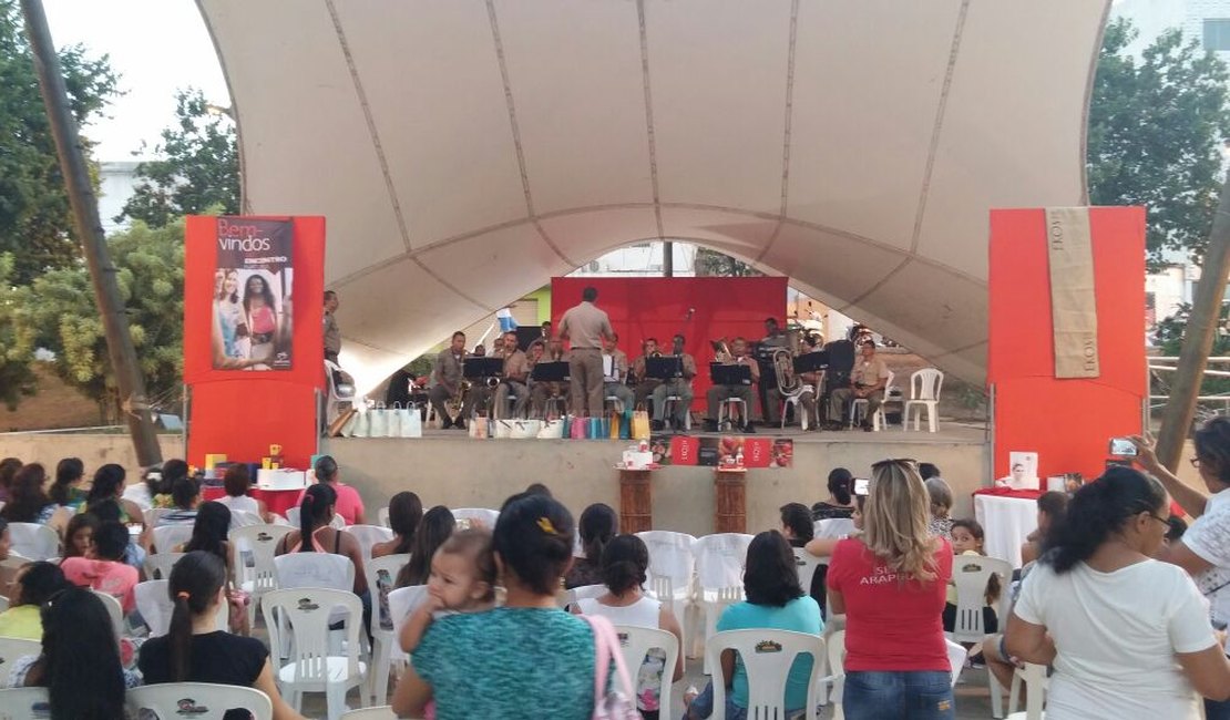 Banda de Música do 3º BPM realiza retreta em Arapiraca