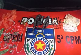 5ª Companhia prende dois homens com armas de fogo no Aldebaran