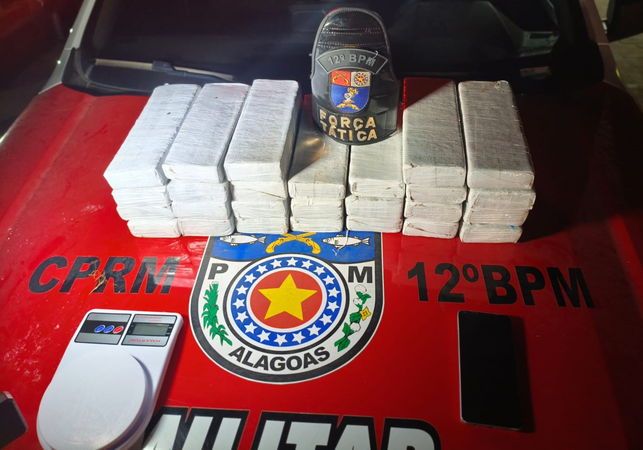 PM apreende 33 armas de fogo e 71,5 Kg de drogas na última semana em Alagoas