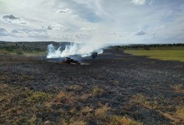 Incêndio de grandes proporções se espalha por vegetação e assusta moradores da zona rural de Arapiraca