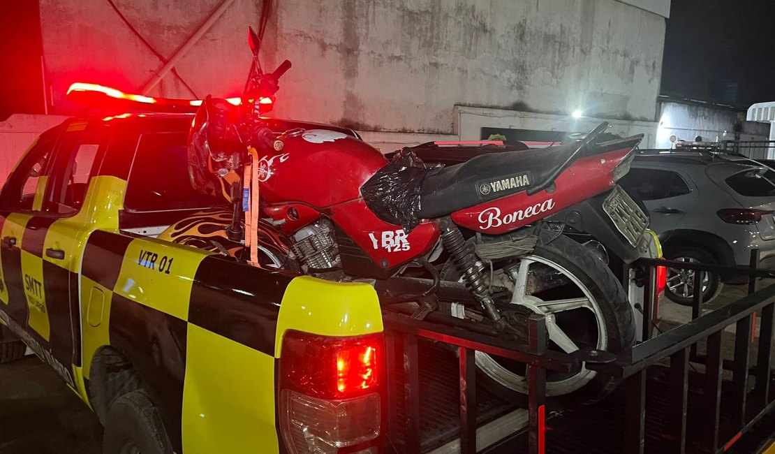 SMTT de Rio Largo Apreende Motocicleta com Sinais de Adulteração no Centro