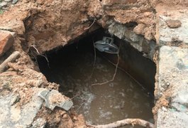 Polícia acha túnel que seguia em direção à empresa de valores no Trapiche da Barra, em Maceió