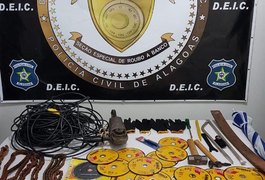 Polícia apresenta material apreendido e relata crime praticado por mato-grossenses em Maceió