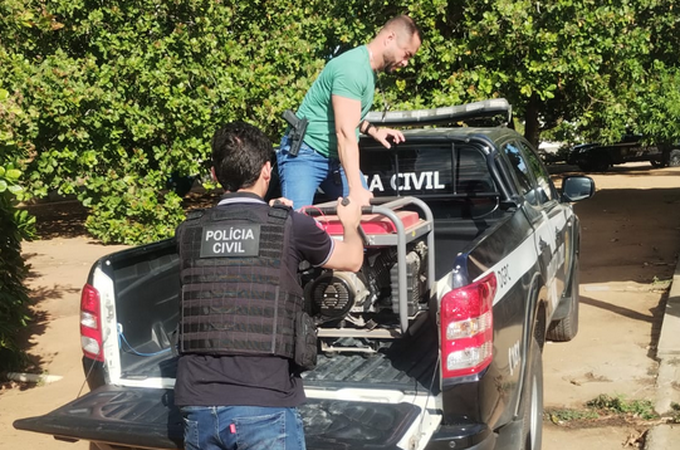 Polícia Civil recupera gerador avaliado em R$ 20 mil e prende homem por receptação em Palmeira dos Índios
