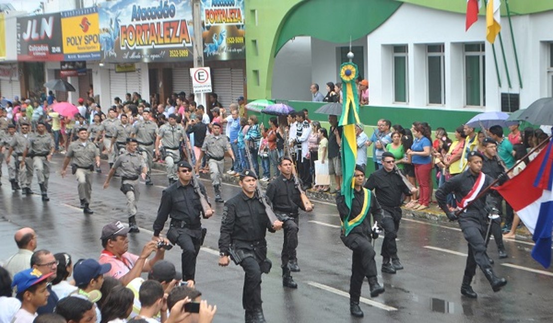 Prefeitura vai interditar ruas para o desfile de 7 de Setembro em Arapiraca