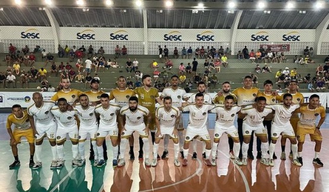 Esporte Clube Traipu busca classificação para as quartas de finais da Copa Brasil de Futsal; time enfrenta Ceará nesta quarta (11), em Arapiraca﻿