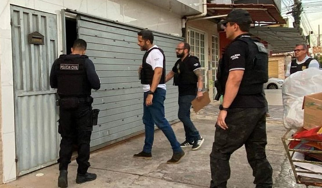 Operação cumpre mandados em 12 cidades alagoanas e prende acusados de tráfico de drogas, estupro de vulnerável e outros crimes
