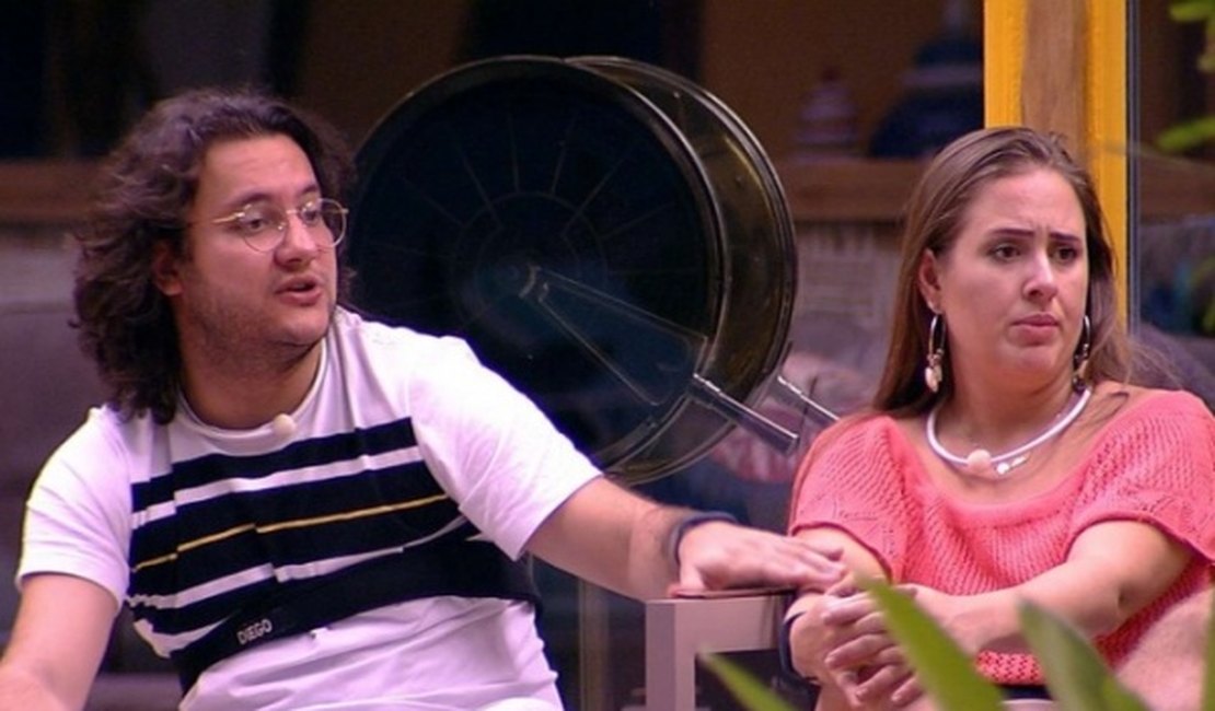 Diego reclama de Gleici e diz que sister 'não tem respeito'