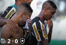 Damião dá vitória ao Santos e faz Botafogo rever Série B após 12 anos