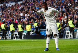 Vinicius Junior abre placar e celebra 2° gol para o Real Madrid
