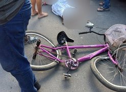 Ciclista morre atropelada por caminhão caçamba da Prefeitura, em Palmeira dos Índios