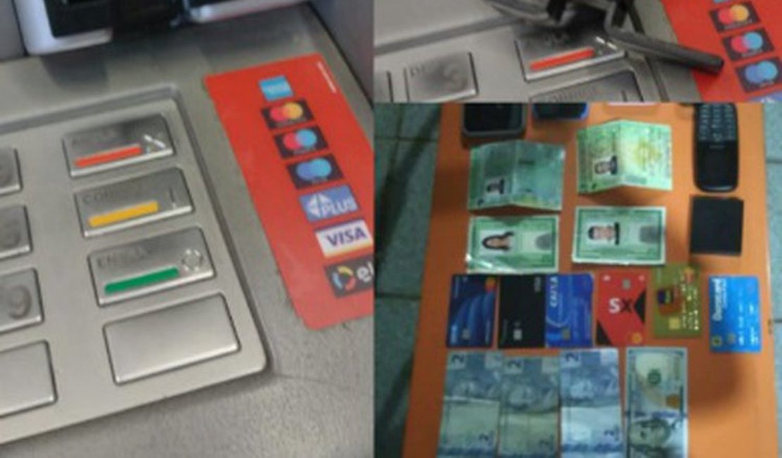 PC prende quadrilha do RN que aplicava golpe do 'chupa cabra' em agências bancárias, em AL