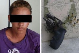 Menor de 14 anos é apreendido com arma de fogo em Arapiraca