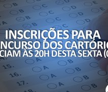 Concurso para 189 cartórios de Alagoas tem inscrições reabertas