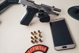 1ª CIA Independente recupera motocicleta roubada e apreende arma em Boca da Mata