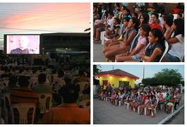 Arapiraca lança projeto 'Cinema na Praça' e leva cultura aos bairros