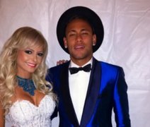 Ring girl ‘chegada’ de Neymar passa a virada com o craque: ‘Barbie e Ken’