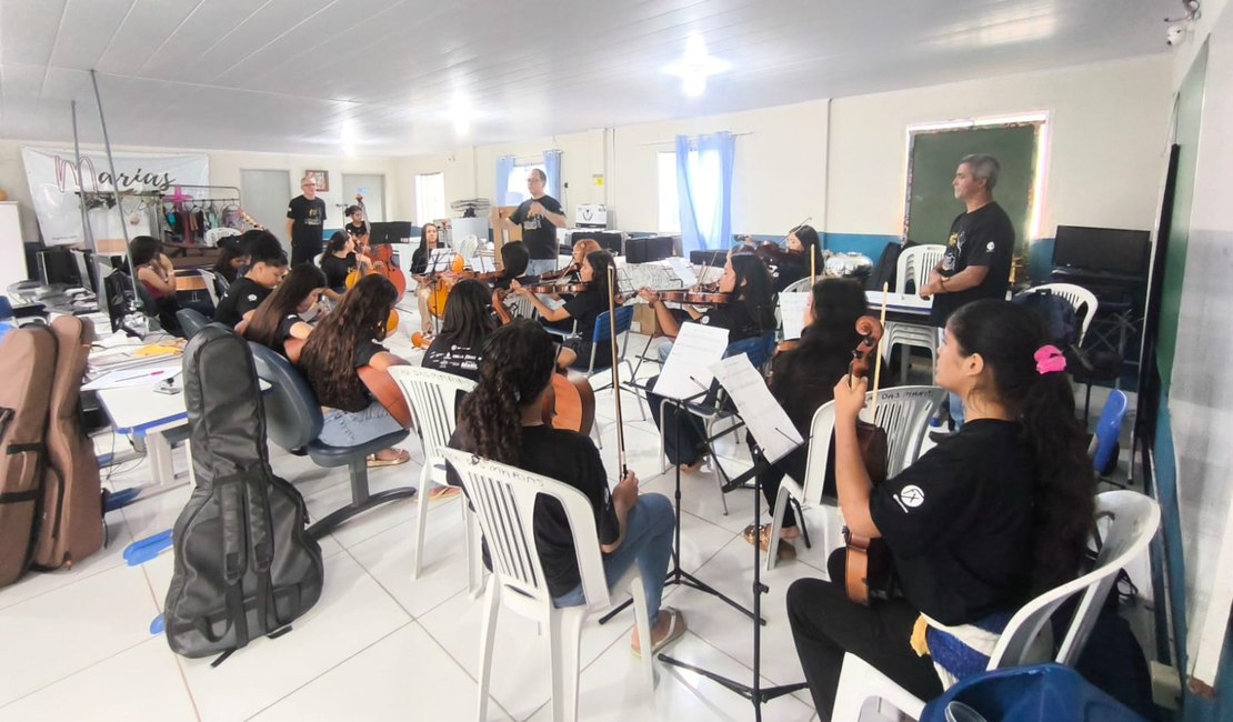 Orquestra Sinfônica Mariar faz sua estreia com concerto no dia 24 de agosto, em Taquarana