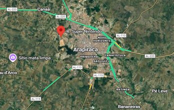 Arapiraca tem uma rua chamada 'Super Nintendo'?