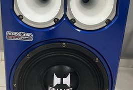 Polícia apreende caixa de som após denúncia de perturbação no interior de Alagoas