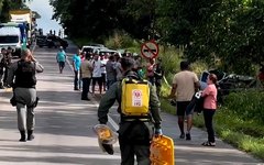 Acidente com ferido na BR 316, em Atalaia